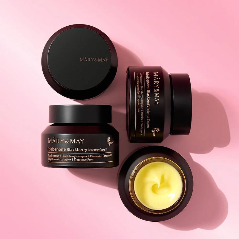کرم ضدچروک و ترمیمکنندهMary & May IdebenoneBlackBerryIntense cream