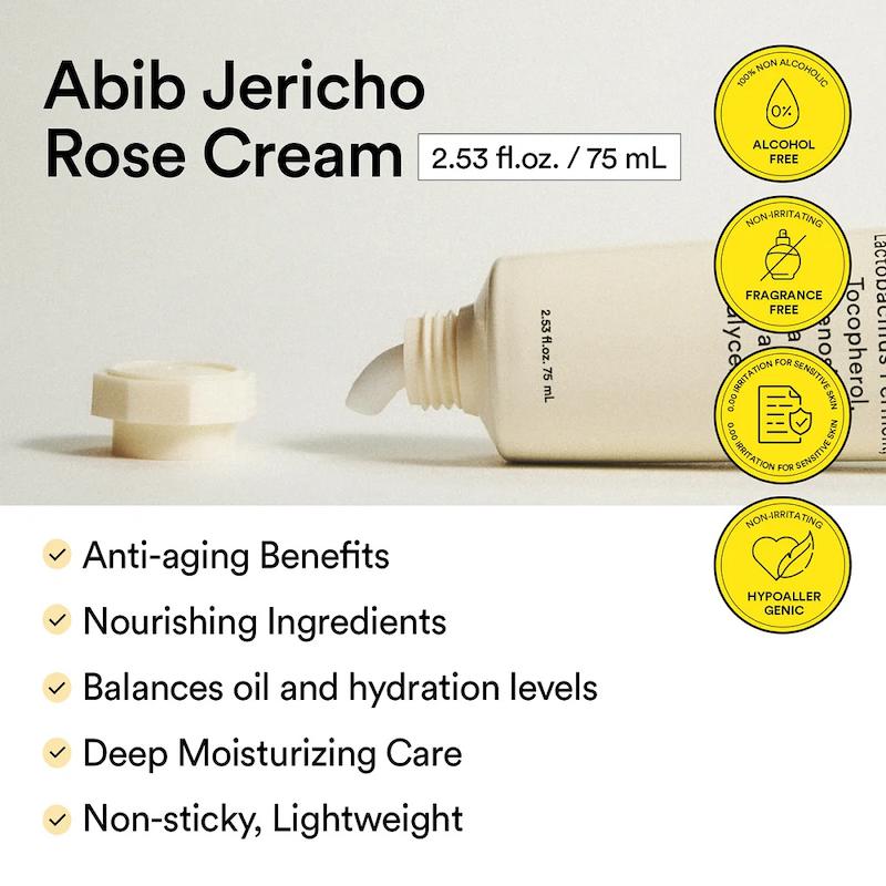 کرم تغذیهکننده رز جریخو ابیب (Abib Jericho Rose Crème Nutrition Tube) - Image 4
