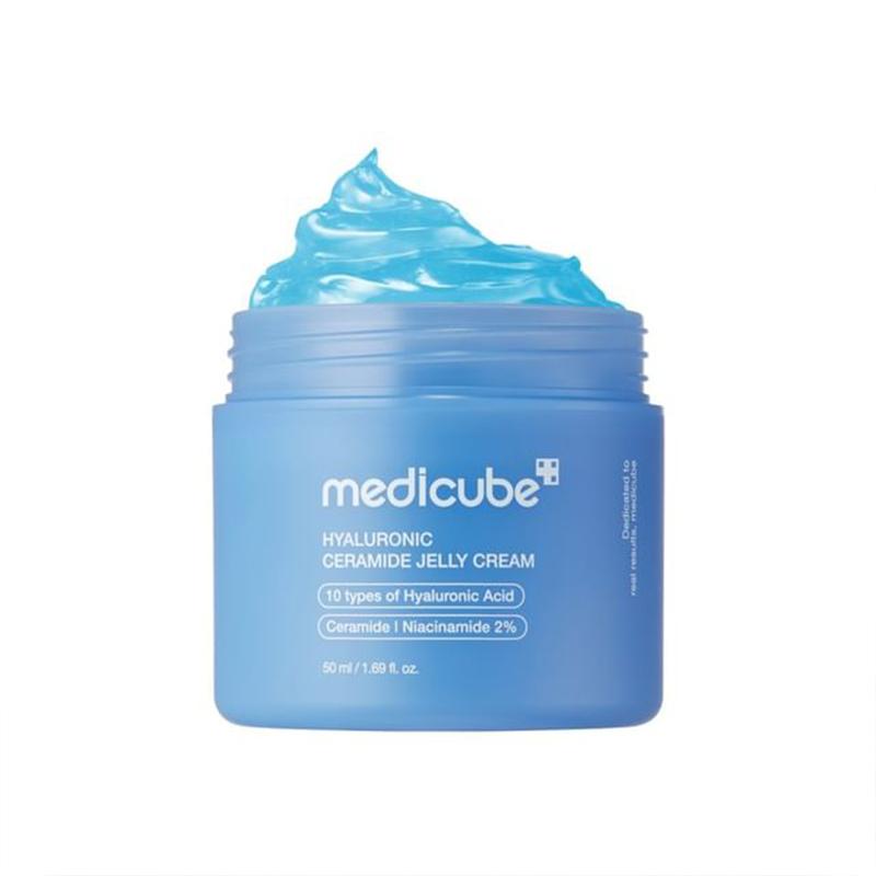 کرم ژلهای آبرسان هیالورونیک اسید و سرامید مدیکوب | Medicube Hyaluronic Ceramide Jelly Crea