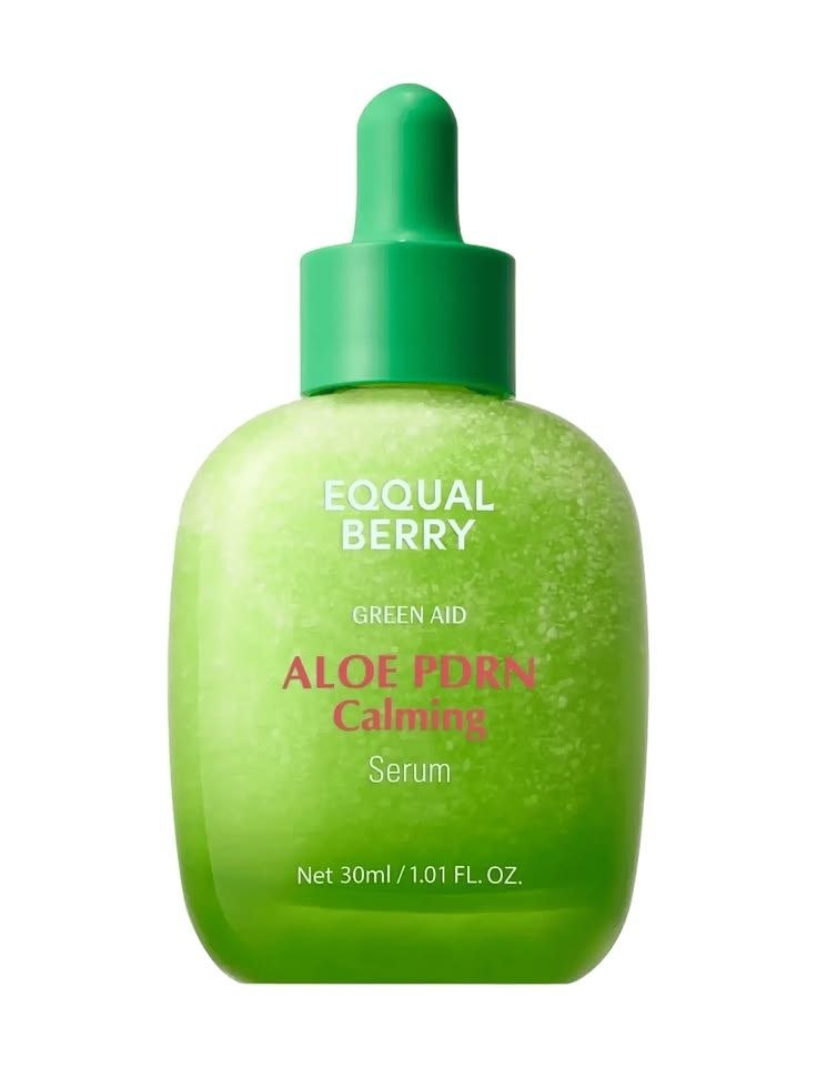 سرم PDRN تسکین دهنده و ترمیم کننده آلوئه ورا اکوال بری | EQQUALBERRY Aloe PDRN Calming Serum)