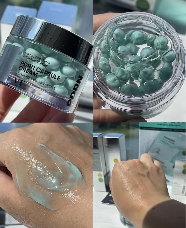 کرم کپسولی بازسازی کننده و آبرسان PDRN ویتی مدل 100 | VT COSMETICS PDRN Capsule Cream 100 - Image 4